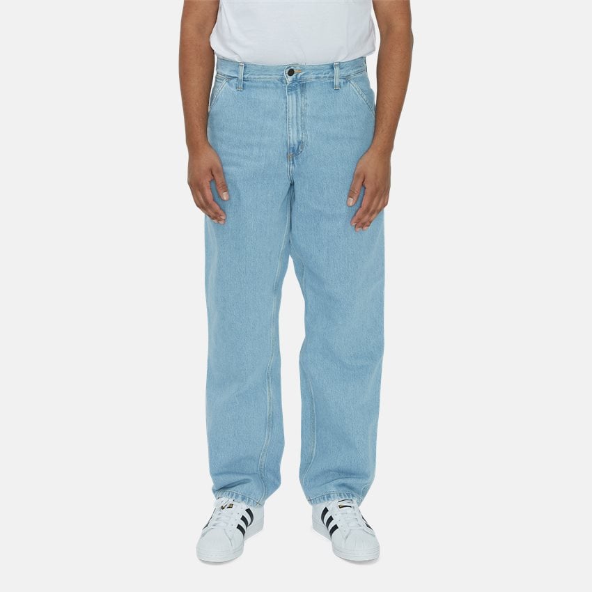 Carhartt WIP Jeans SINGLE KNEE PANT I032024.01A3 BLUE HEAVY STONE BLEACHED